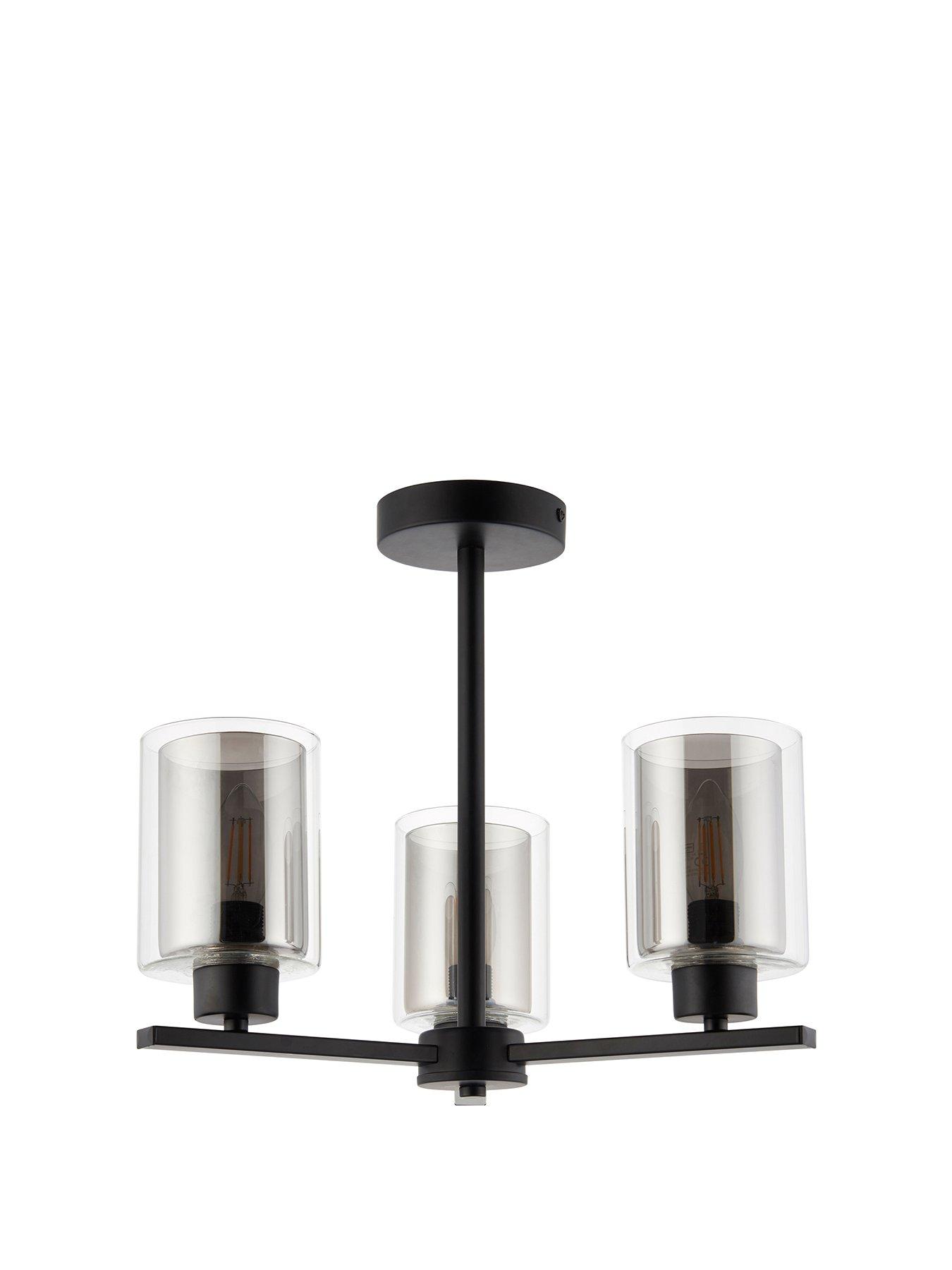  image of very-home-cynthia-three-light-ceiling-light