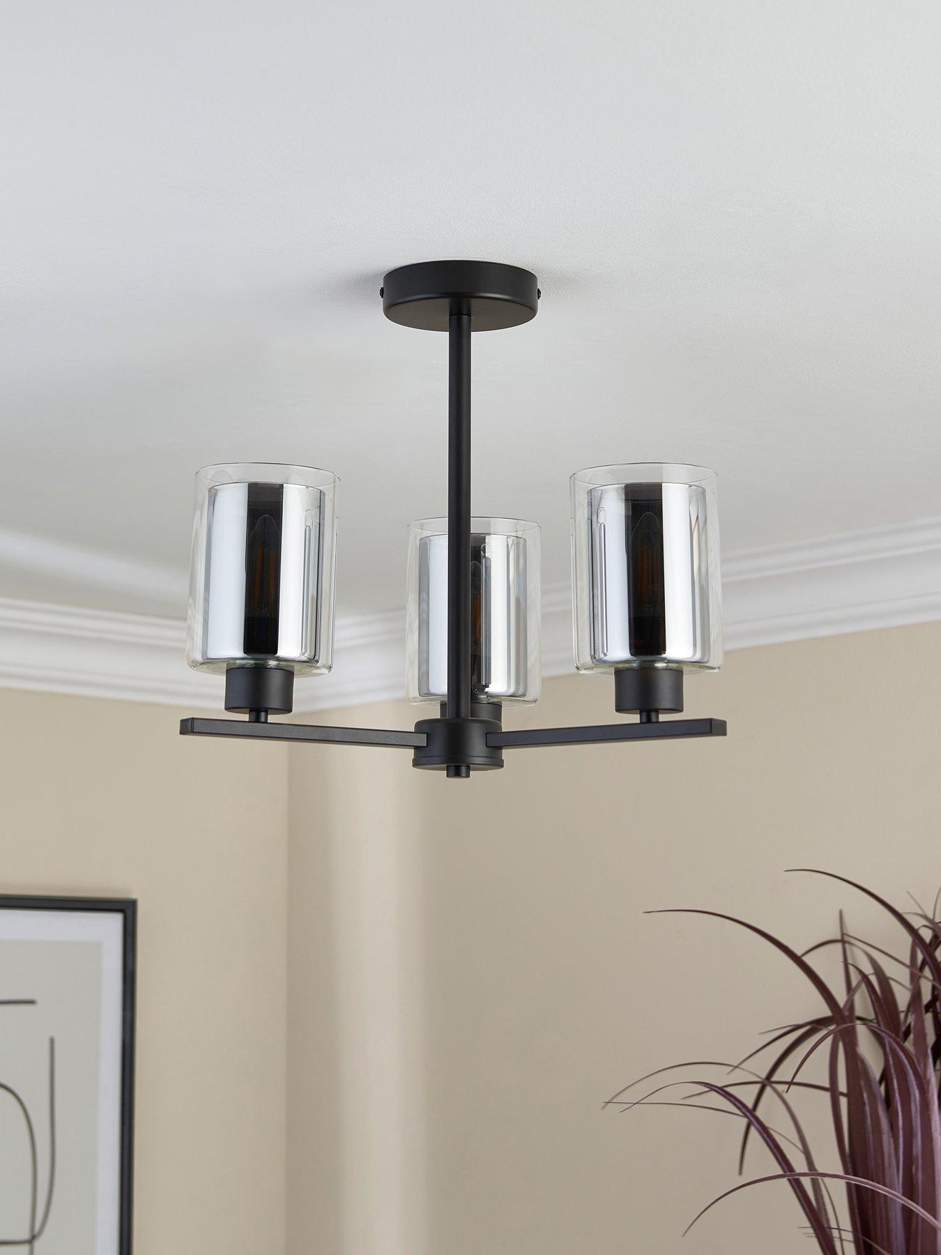  image of very-home-cynthia-three-light-ceiling-light