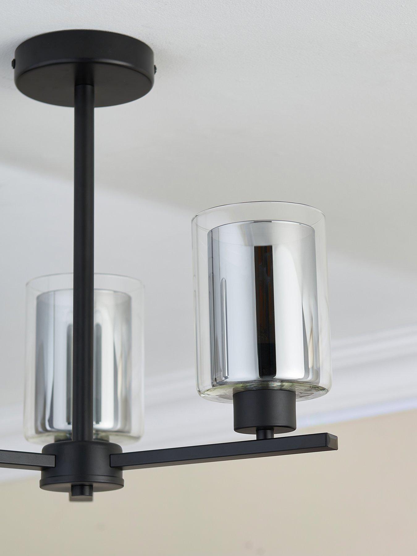  image of very-home-cynthia-three-light-ceiling-light