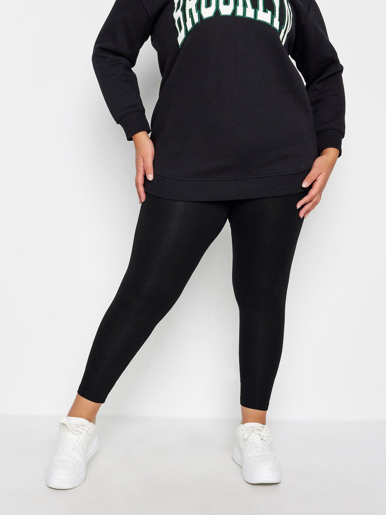 Yours Viscose Elastane 2 Pack Legging - Black