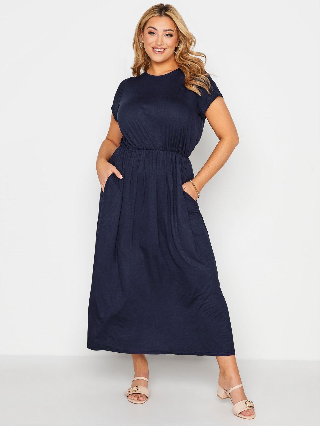 women's short sleeve maxi dress