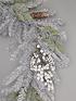  image of silver-grey-and-white-berry-christmas-garland-ndash-180-cmnbsp