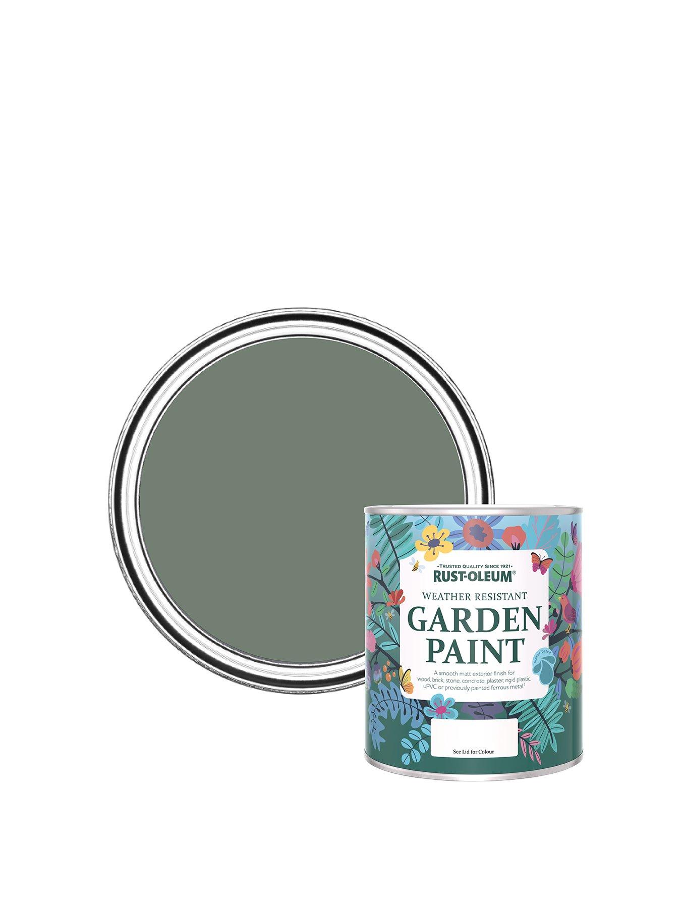  image of rust-oleum-chalky-finish-garden-furniture-paint-ndash-serenity