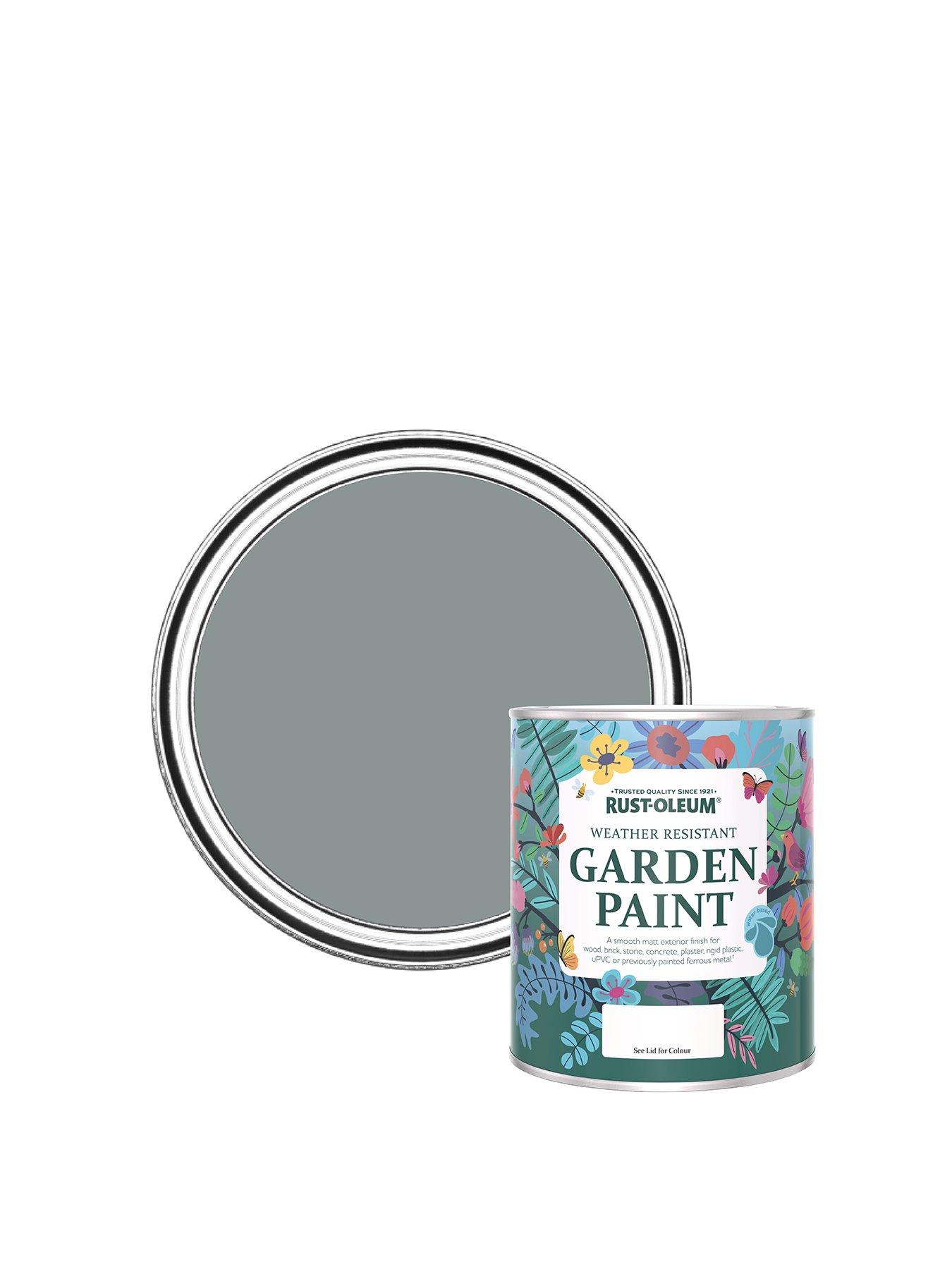 undefined Chalky Finish Garden Furniture Paint – Slate