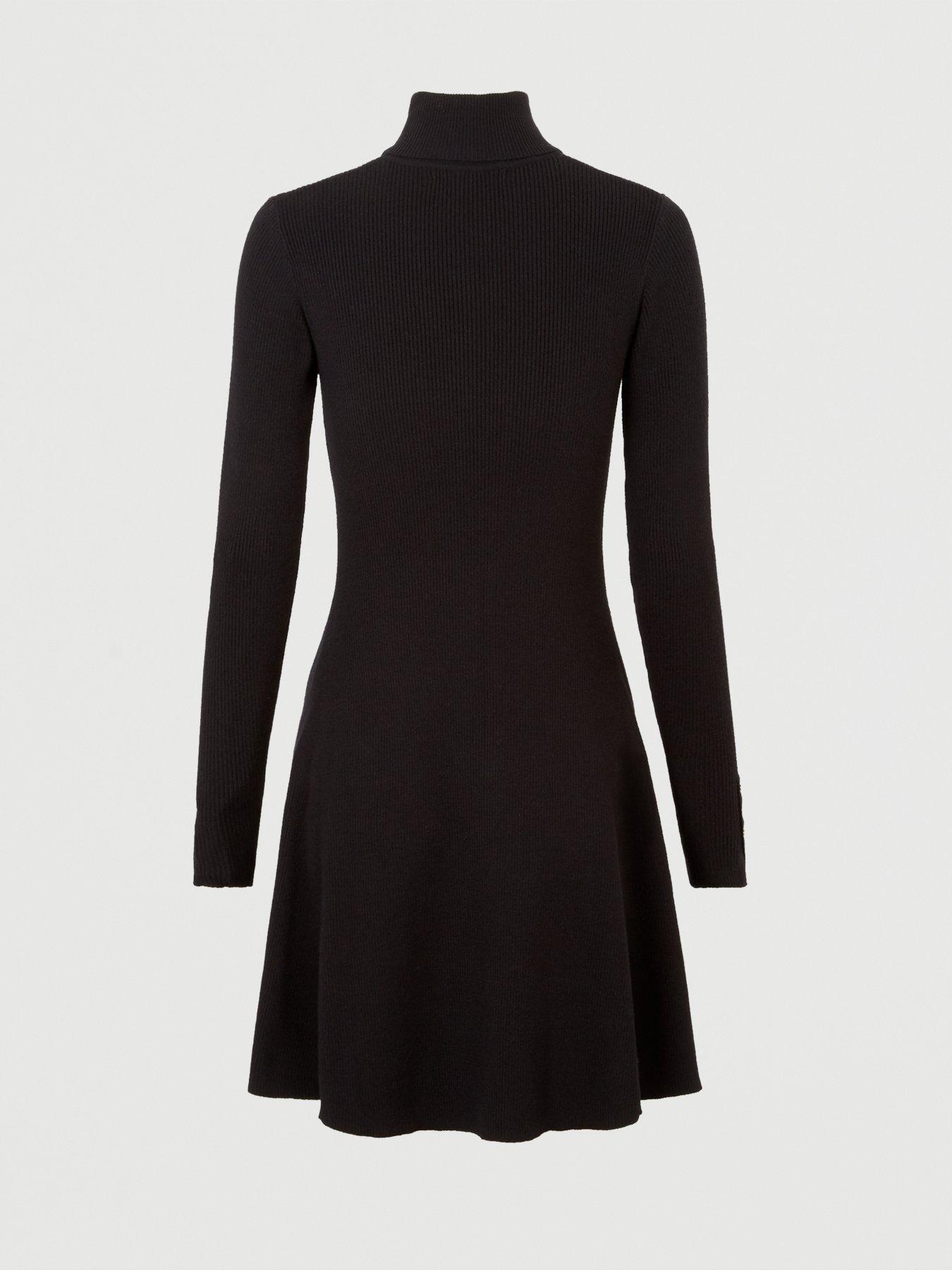 michelle keegan black skater dress