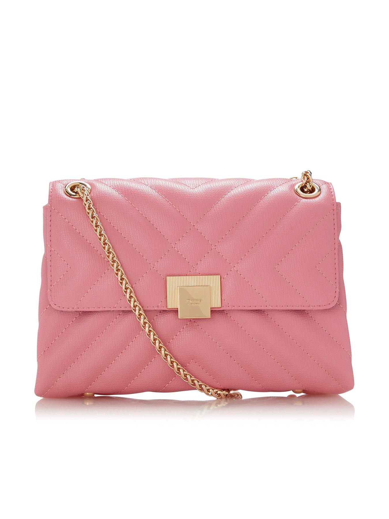 dune london pink bag