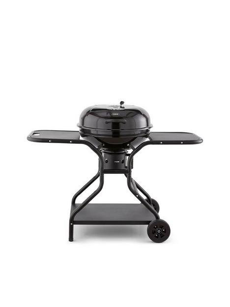 tower-t978511-orb-bbqnbspgrill-pro-with-side-tables-and-additional-base-shelf--nbspblack