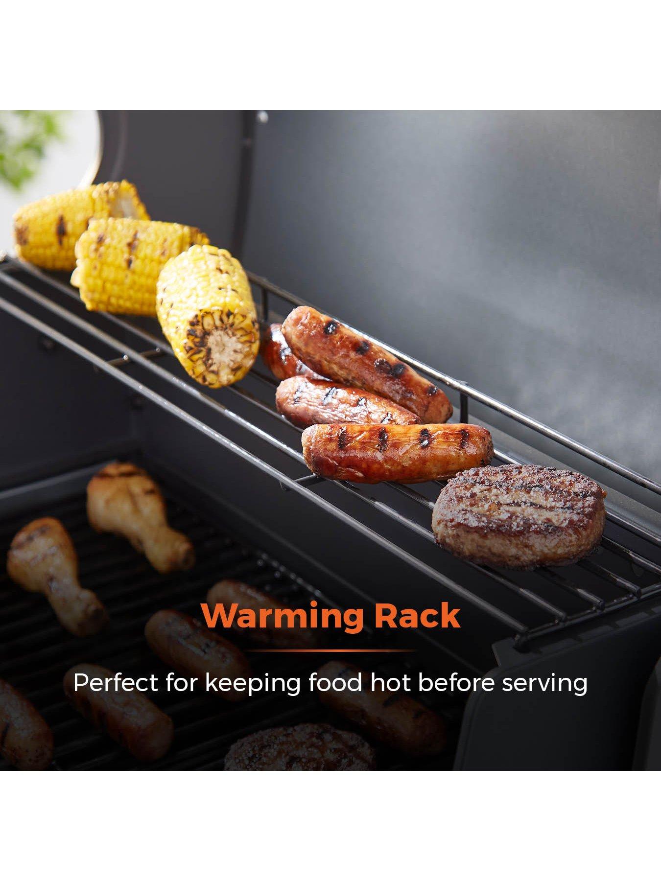  image of tower-stealth-3000-3-burner-porcelain-gas-bbq-with-precision-thermometer-and-rust-proof-design-t978501-black