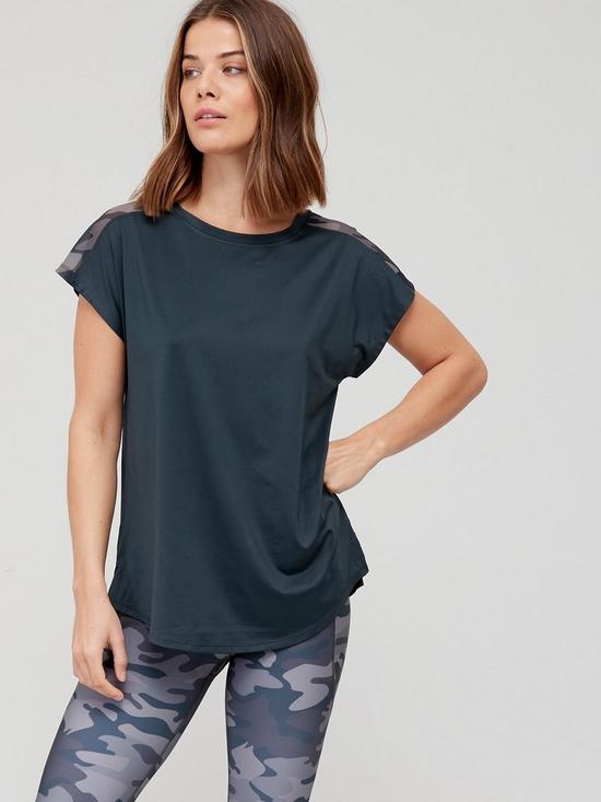 front image of v-by-very-sustainablenbsppolyester-mesh-shoulder-t-shirt-camo