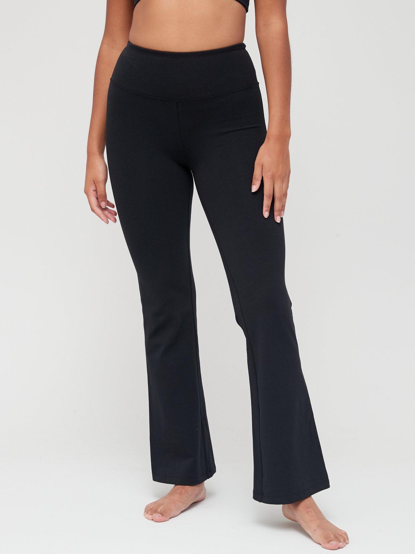 V by Very Petite Wide Leg Trouser - Black