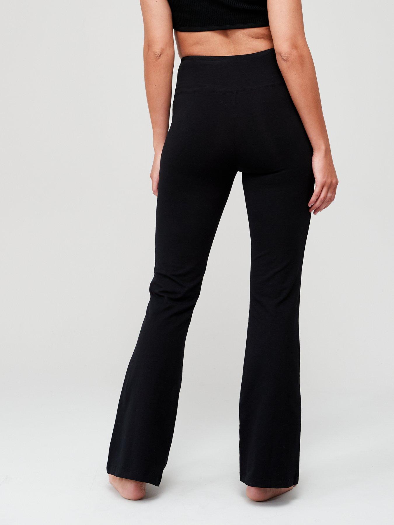  image of v-by-very-confident-curve-kickflare-yoga-pant-blacknbsp