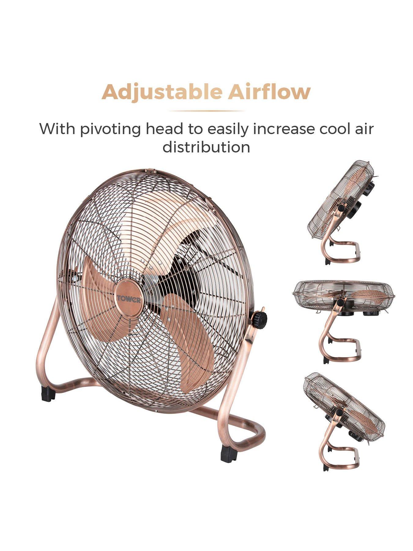  image of tower-t662000c-high-speed-velocity-floor-fan-with-adjustable-tilt-long-life-motor-18-inch-100w-copper