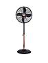  image of tower-t6430000b-cavaletto-16rdquo-metal-pedestal-fan-with-3-speed-settings-and-copper-motor-50w-rose-gold-and-black