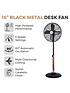  image of tower-t6430000b-cavaletto-16rdquo-metal-pedestal-fan-with-3-speed-settings-and-copper-motor-50w-rose-gold-and-black