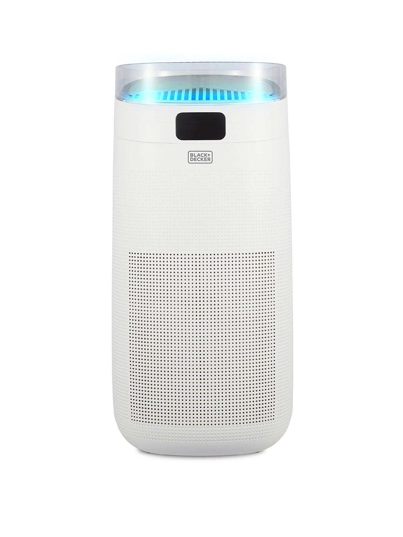 Image 1 of 6 of Black & Decker Air Purifier with Air Quality Sensor, 8-Hour Timer, White, BXAP62002GB