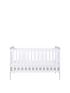  image of tutti-bambini-rio-cot-bed-with-cot-top-changer-amp-mattress-whitedove-grey