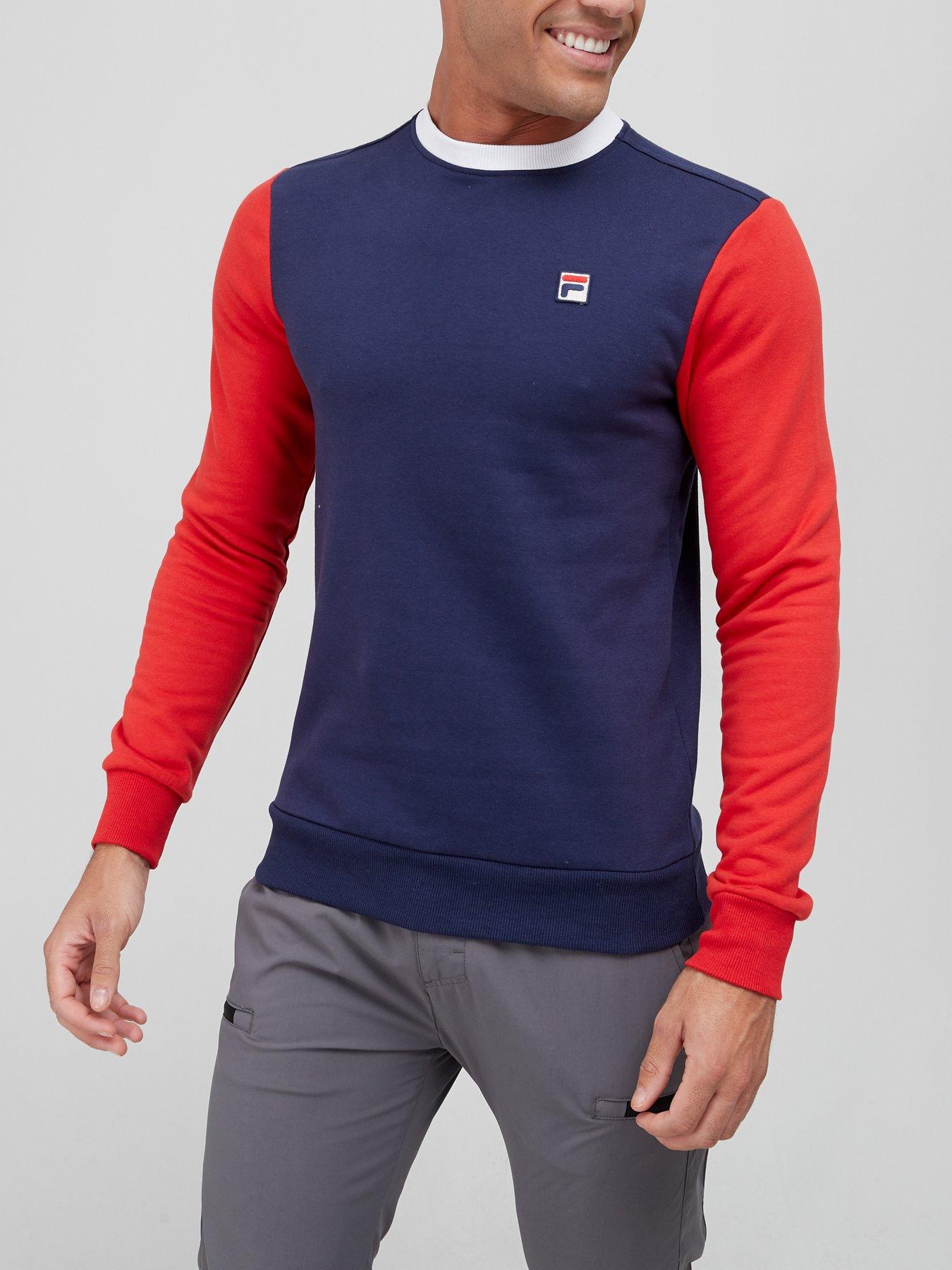 fila red white and blue jumper