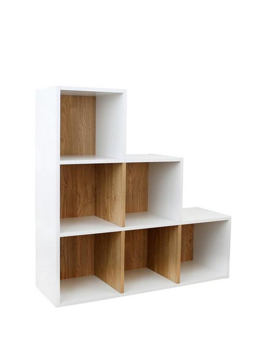 front image of lloyd-pascal-cube-6-stepped-storage-unit