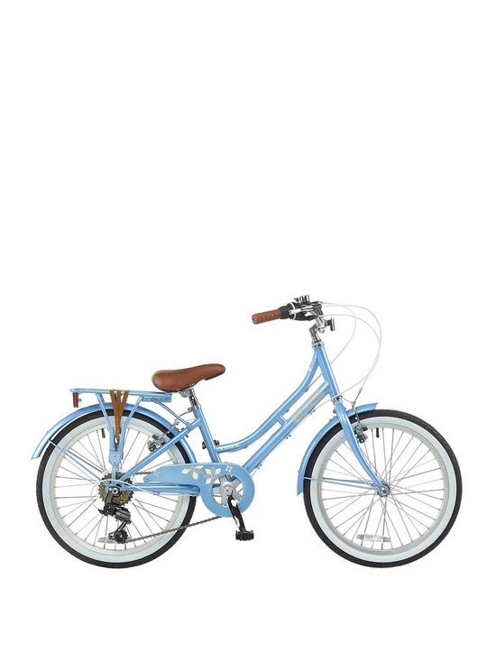 front image of viking-paloma-girls-traditional-dutch-bike-20-inch-wheel