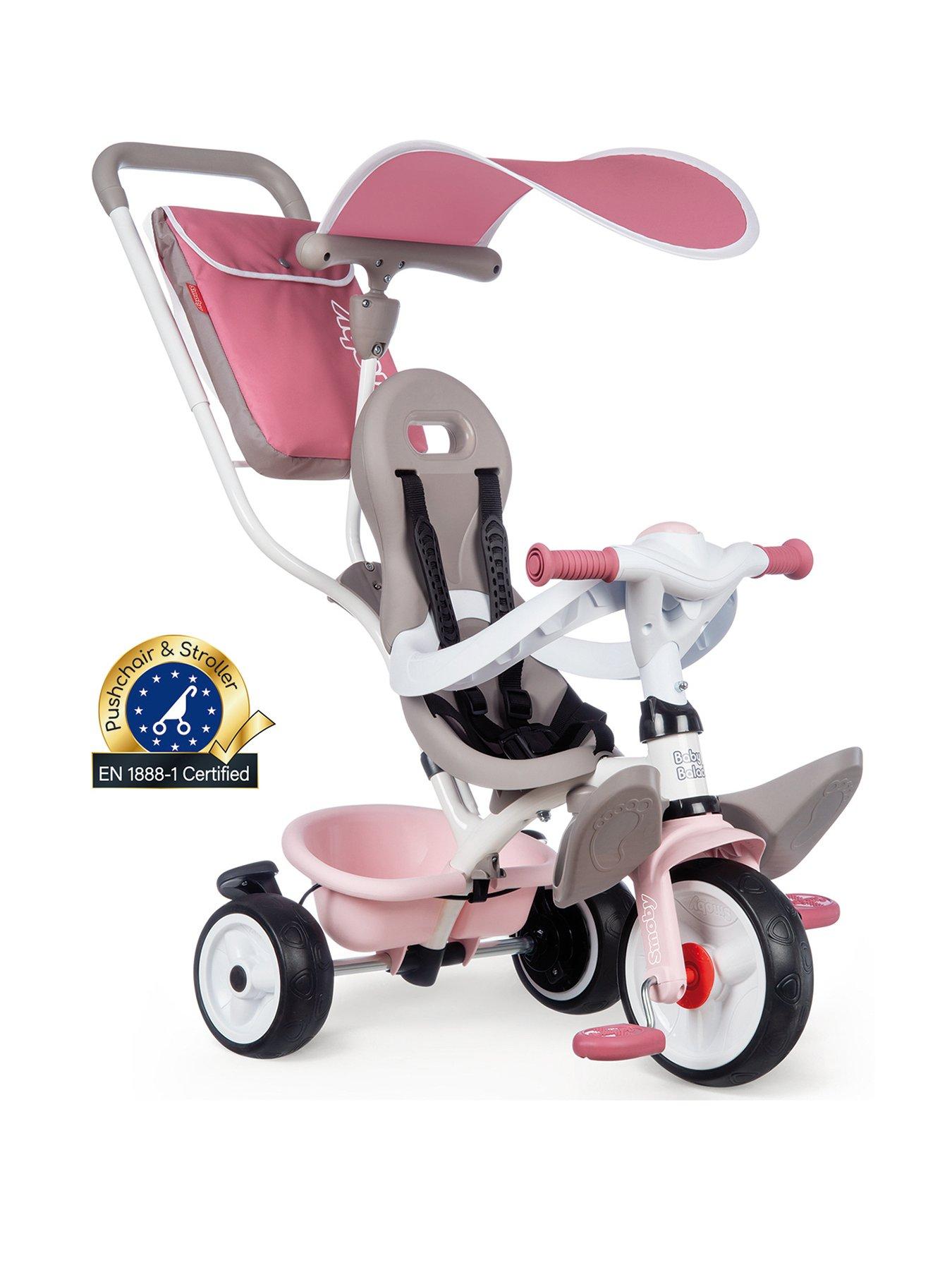  image of smoby-baby-balade-tricycle-pink