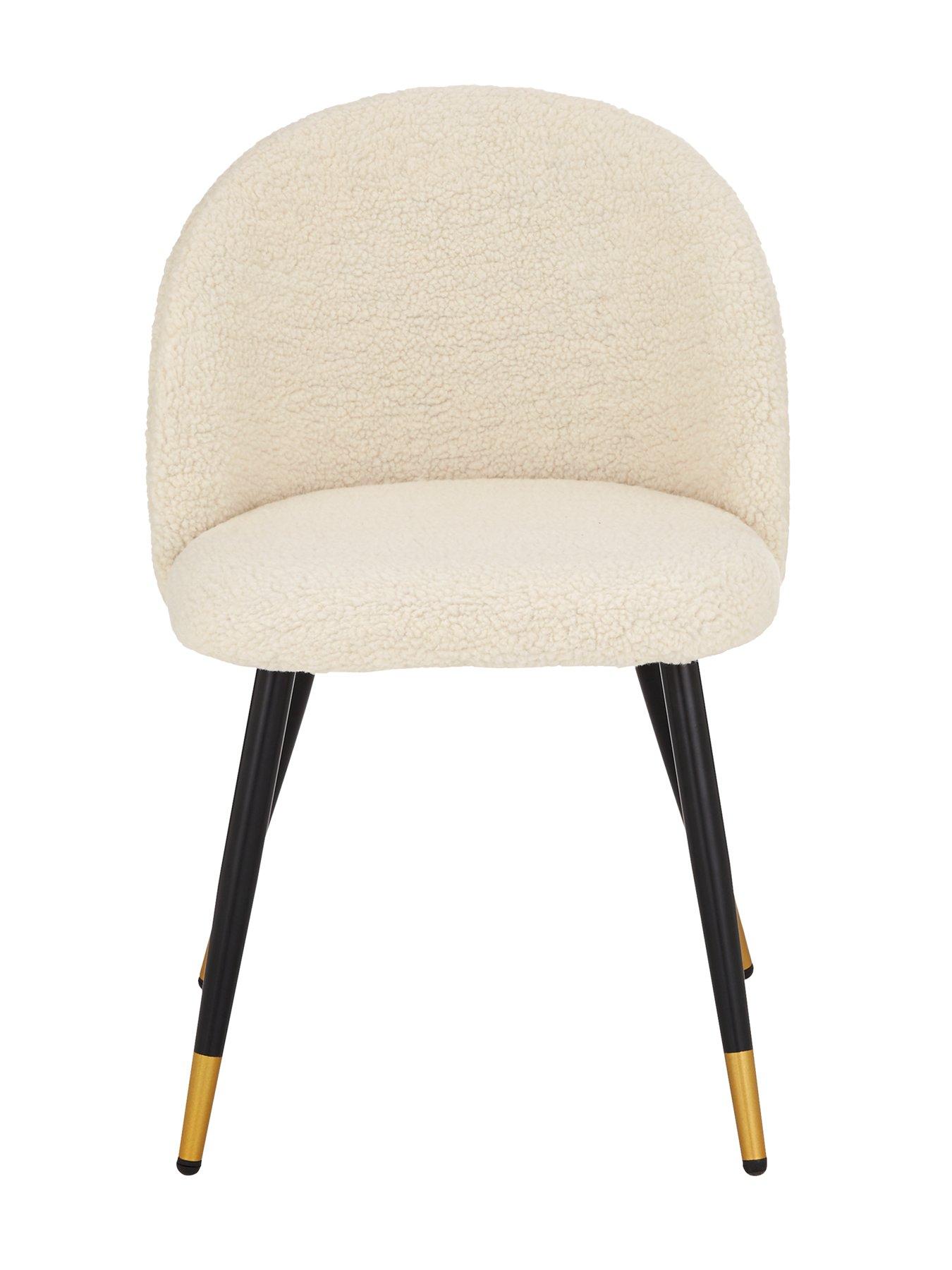 Very Home Pair of Boucle Dining Chairs FSC® Certified