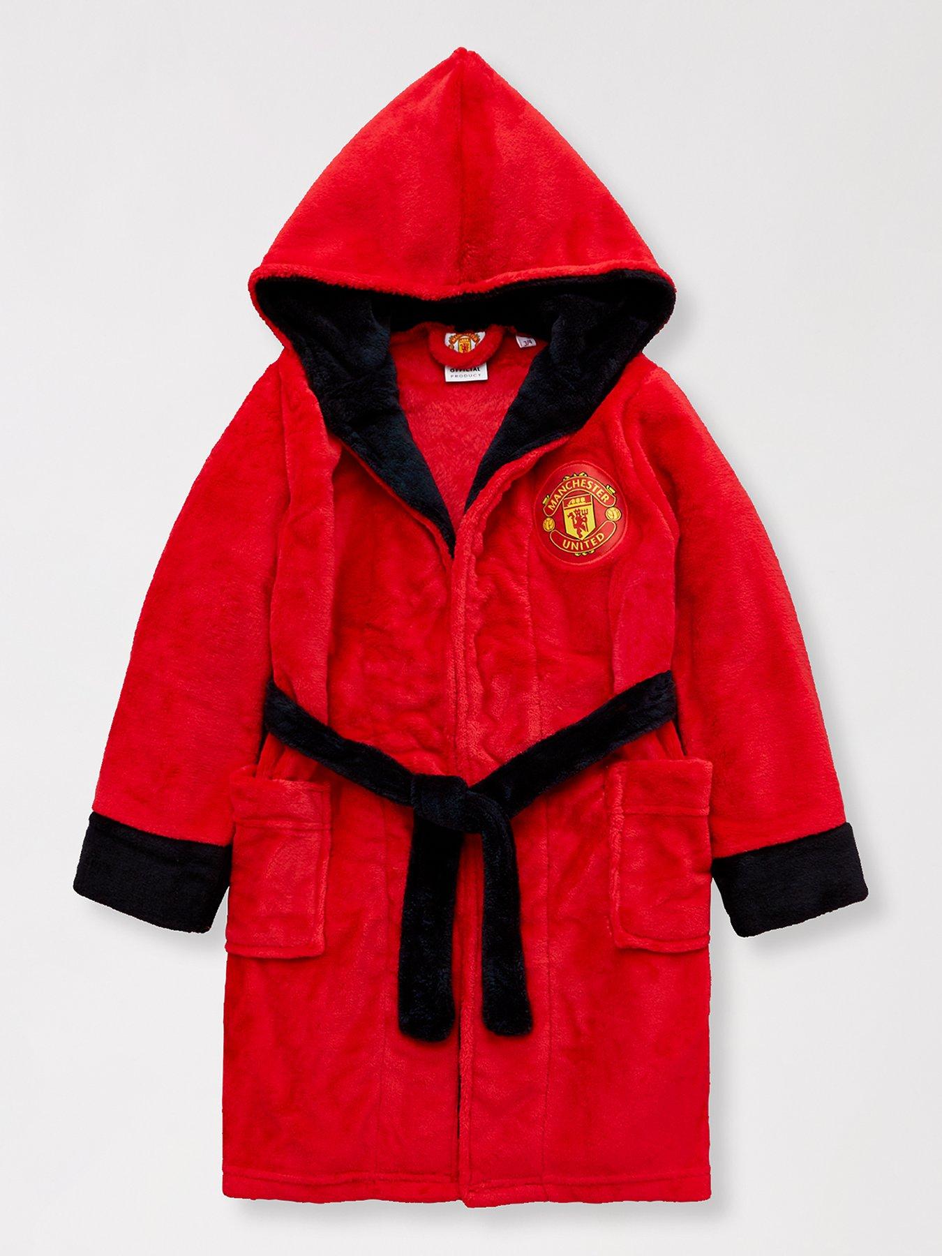 Manchester United Unisex Manchester United Dressing Gown Red