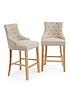  image of very-home-warwick-pair-of-fabric-bar-stools-naturaloaknbsp--fscreg-certified