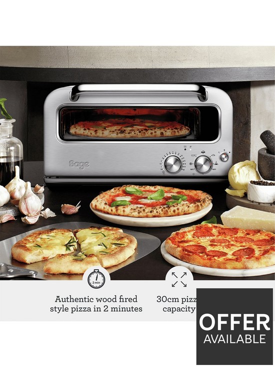 stillFront image of sage-the-smart-oven-pizzaiolo-countertop-pizza-oven