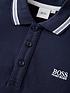  image of boss-boys-short-sleeve-logo-polo-navy