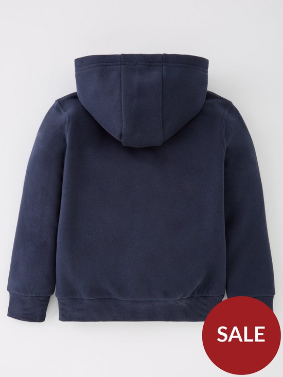 back image of ellesse-younger-girls-core-isobel-oh-hoodie-navy