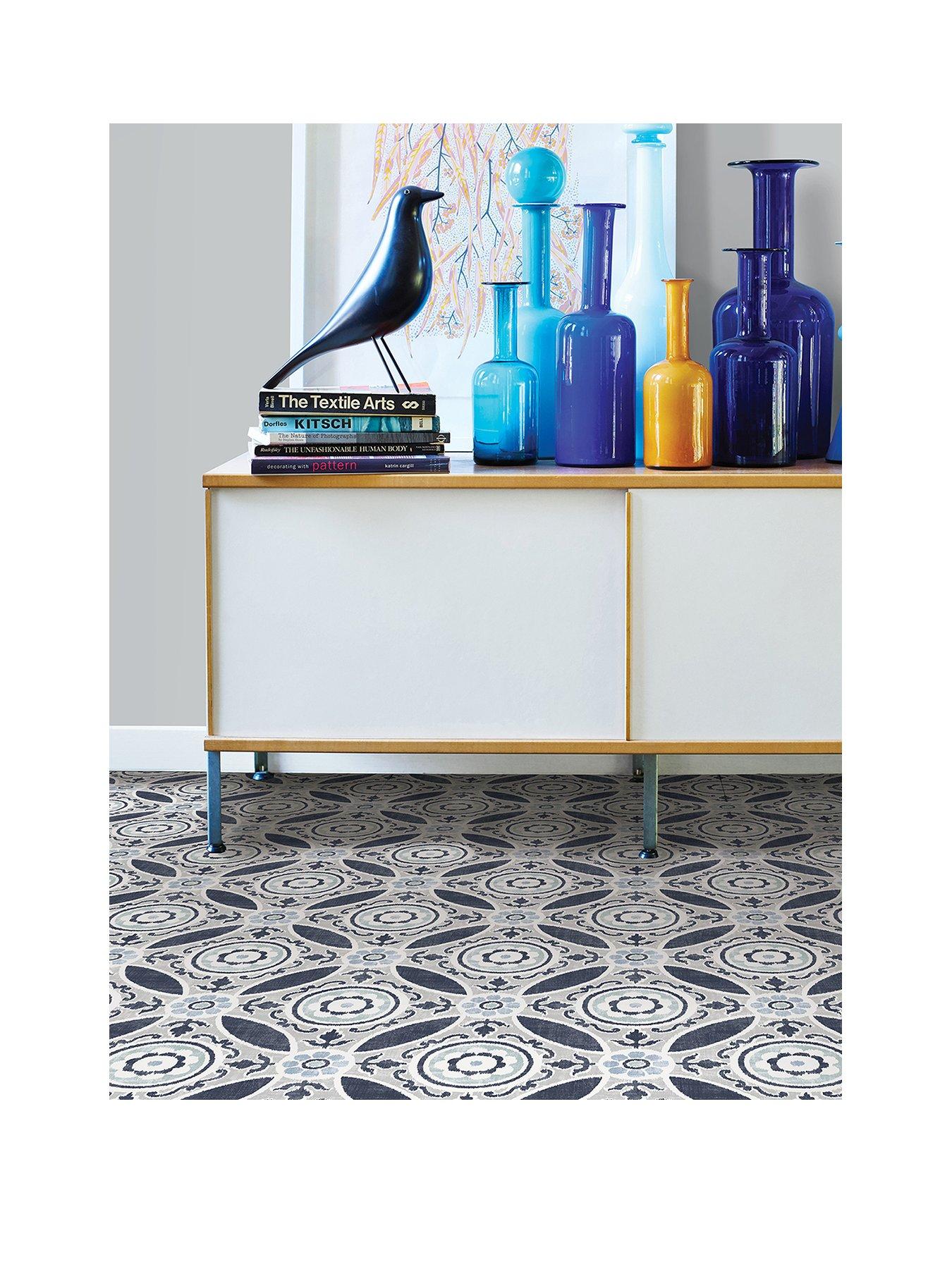 undefined Pack of 10 Sienna Peel  &  Stick Floor Tiles