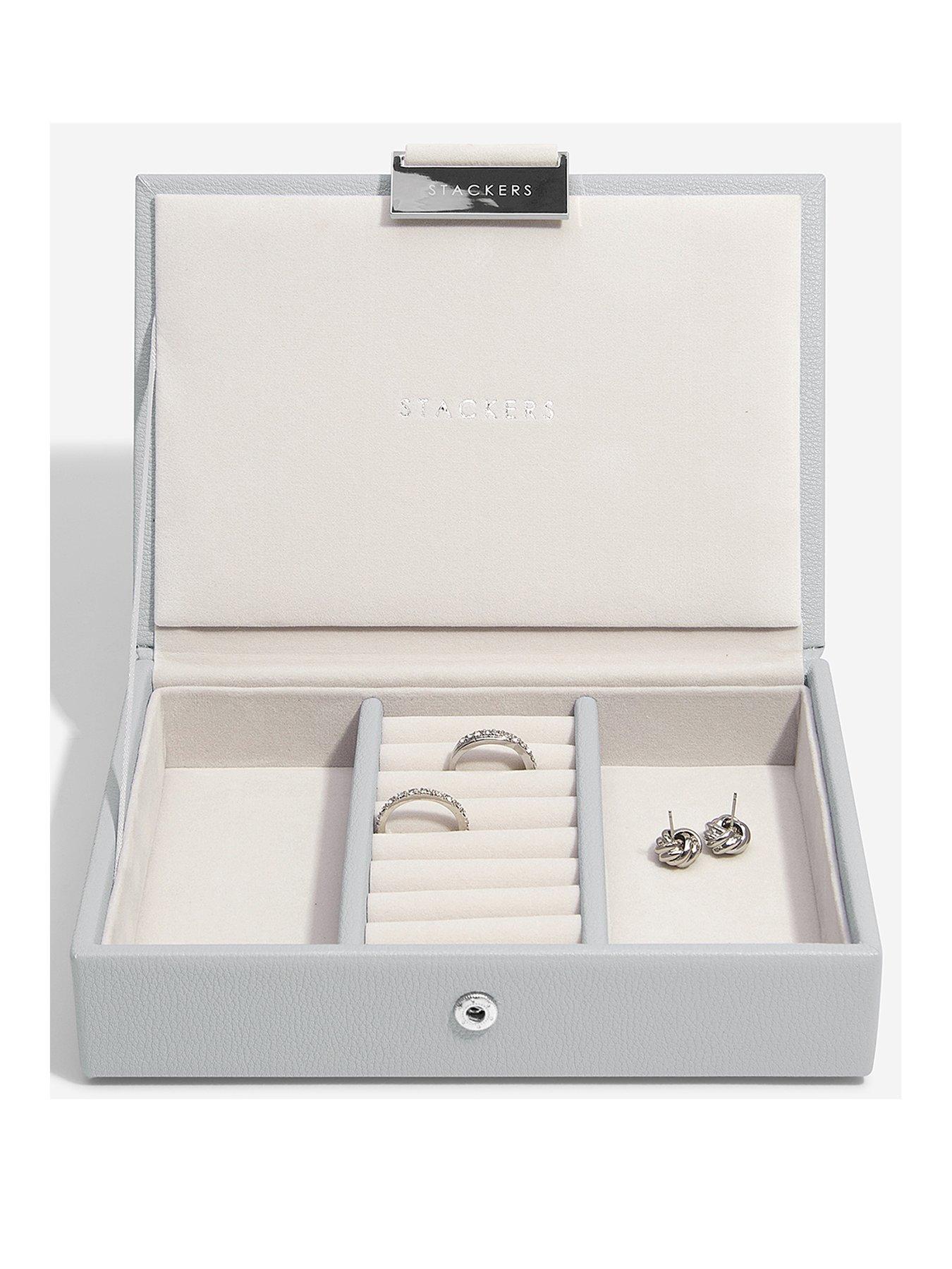 undefined Mini Jewellery Box Lid - Grey