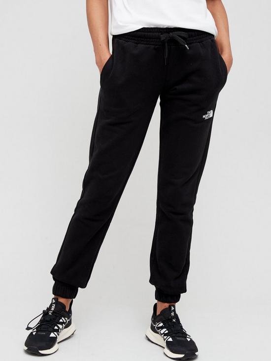 front image of the-north-face-standard-pants-black