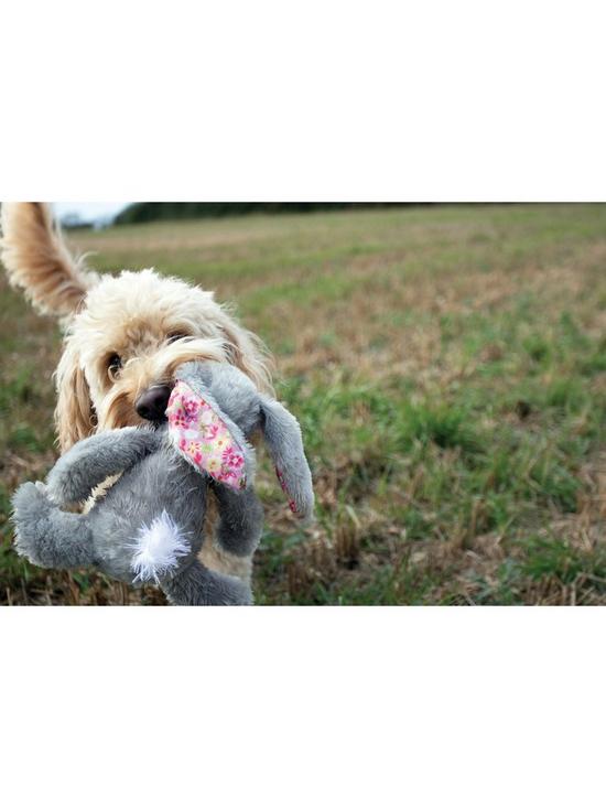 stillFront image of happy-pet-barkley-bunny-large-plush-dog-toy