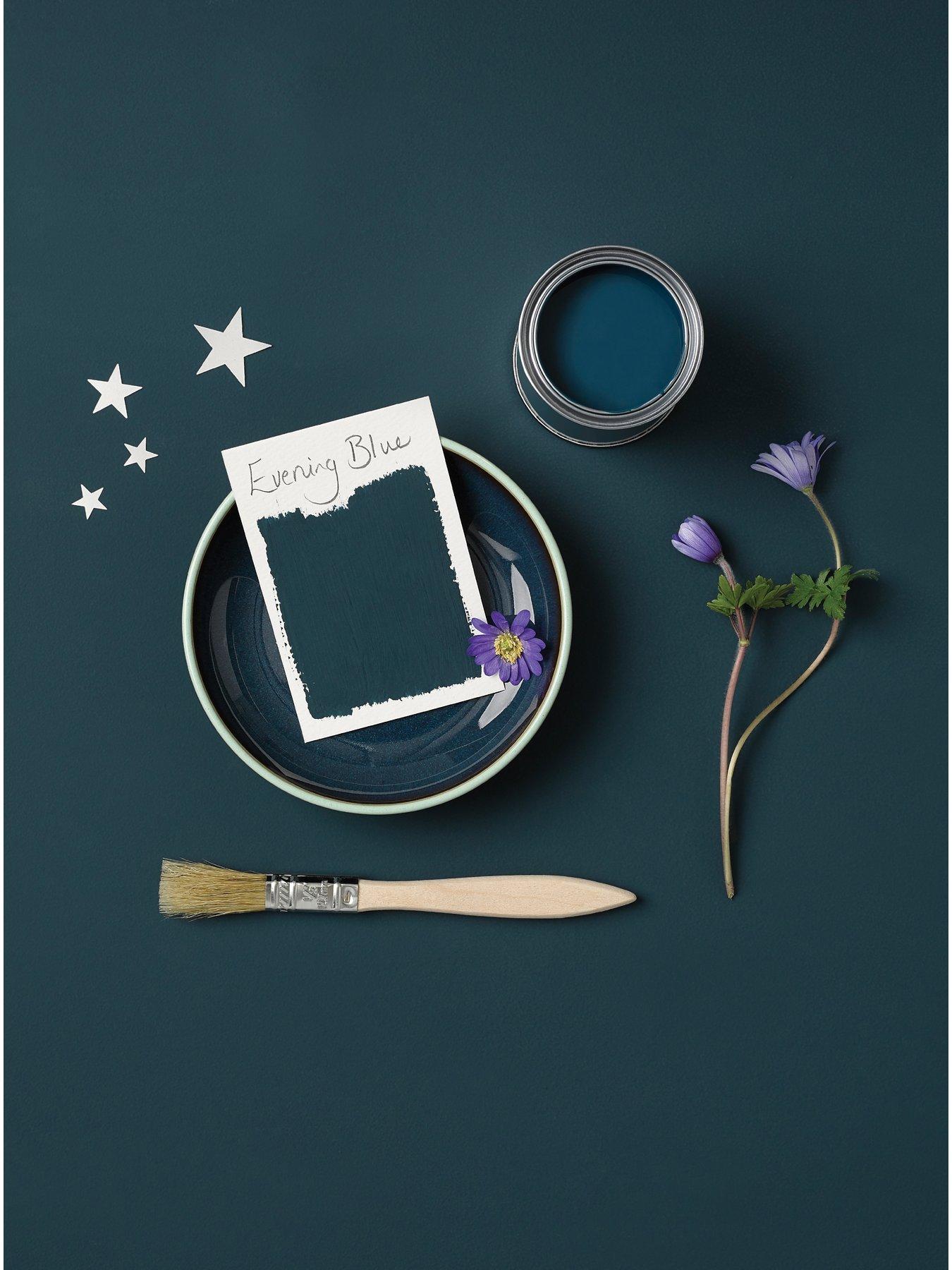  image of rust-oleum-nbspchalky-finish-furniture-paint-in-evening-blue-750ml-tin
