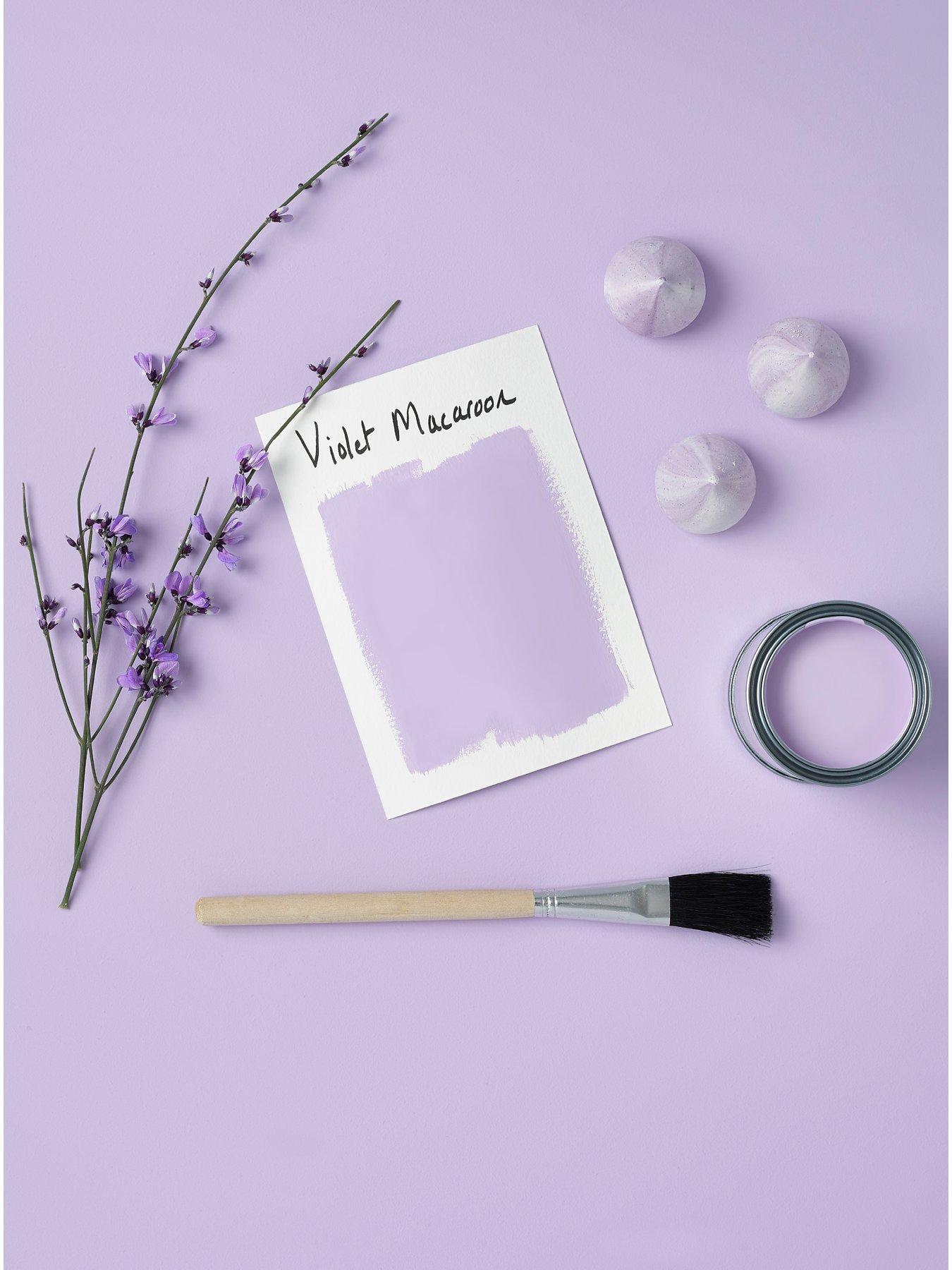 image of rust-oleum-matt-furniture-paint-violet-macaroon-750ml