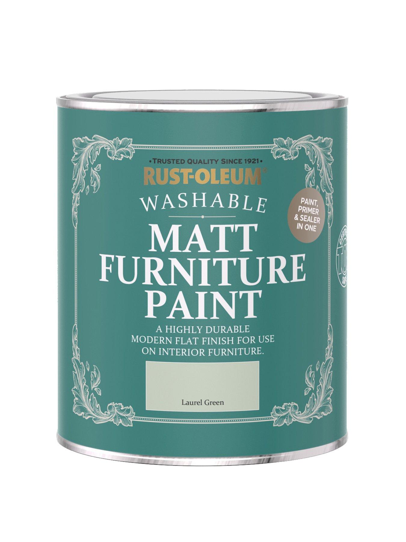 RustOleum Matt Finish 750 ml Furniture Paint Laurel Green