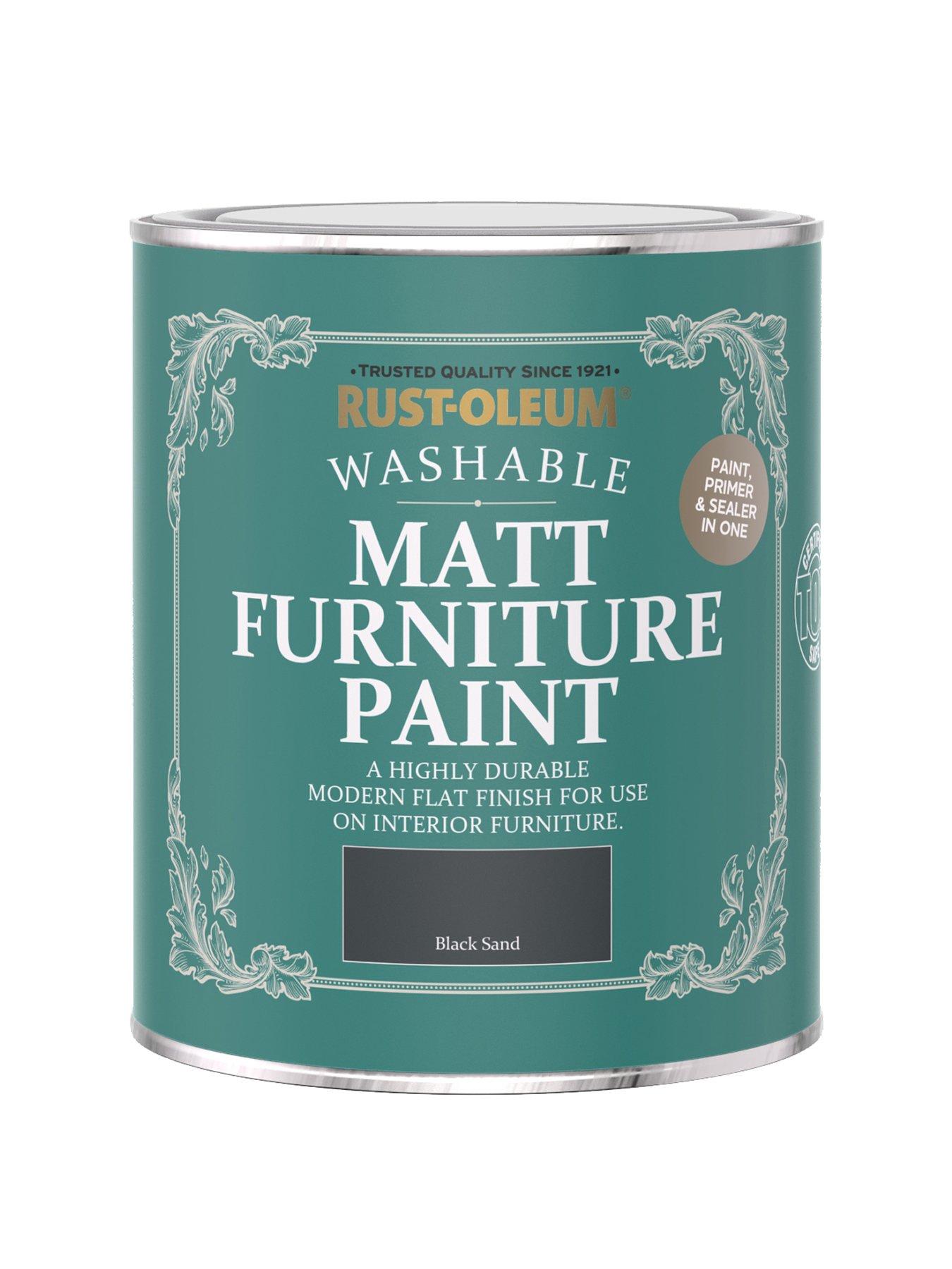 Rust-Oleum Matt Finish 750 ml Furniture Paint – Black Sand