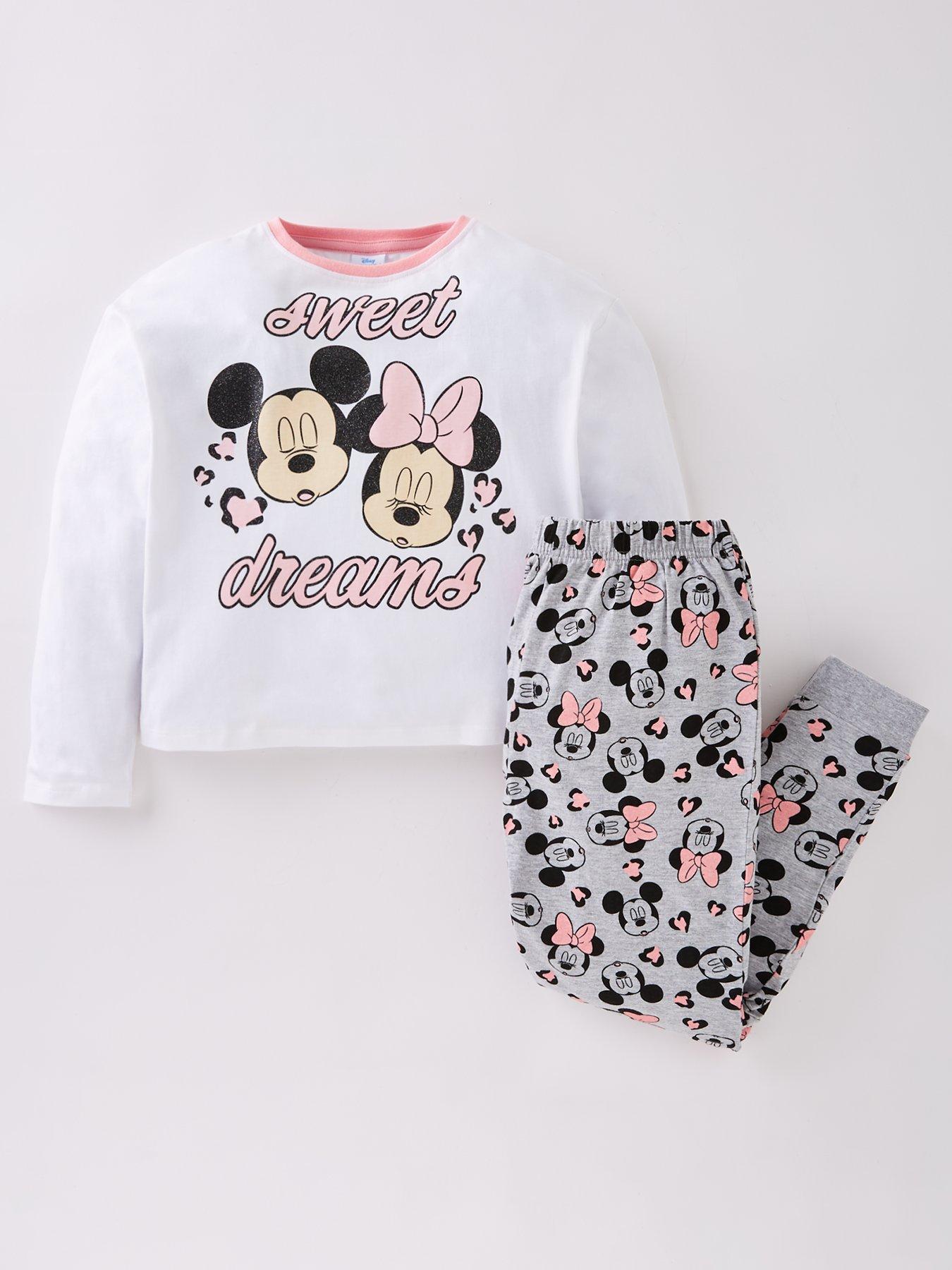Details about   Baby Kid Toddler Girls Minnie Mouse Pajamas Dress Sleepwear Nightdress Nightwear 