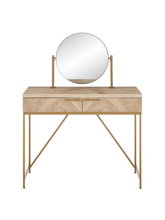 front image of michelle-keegan-home-serene-dressing-table-with-mirror
