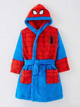 spiderman-boys-spiderman-novelty-dressing-gown-bluered