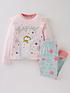  image of the-snowman-girls-the-snowman-magical-frill-pyjamas-pink-blue