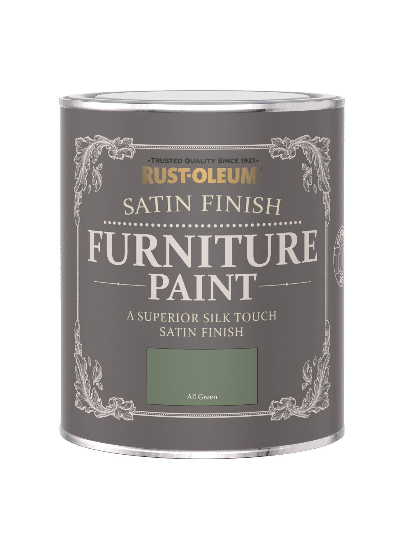 Rust-Oleum Satin Finish Washable Furniture Paint in All Green – 750 ml Tin