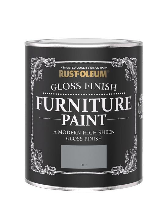 front image of rust-oleum-gloss-furniture-paint-slate-750ml