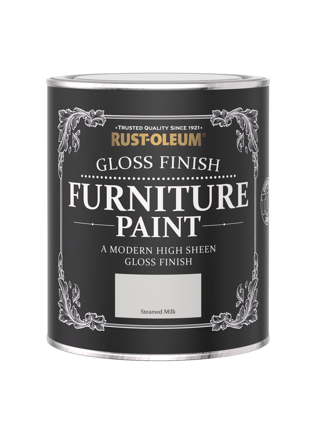 Rust-Oleum Gloss Furniture Paint Steamed Milk 750ml | littlewoods.com