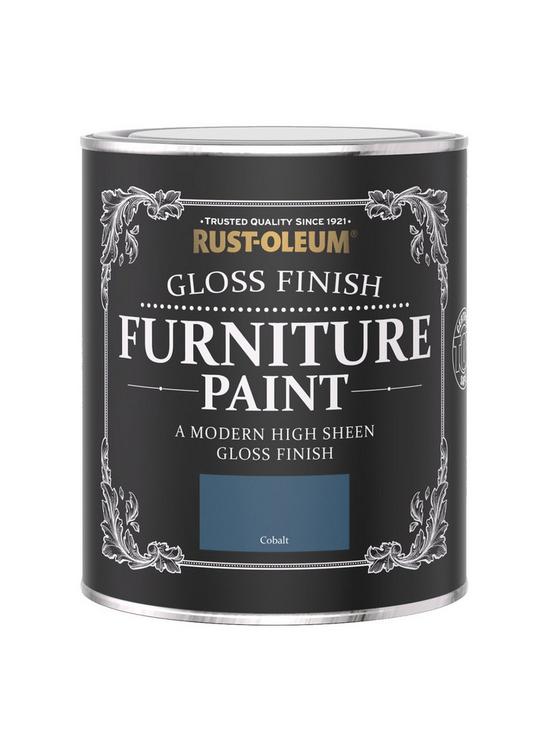 front image of rust-oleum-gloss-furniture-paint-cobalt-750ml