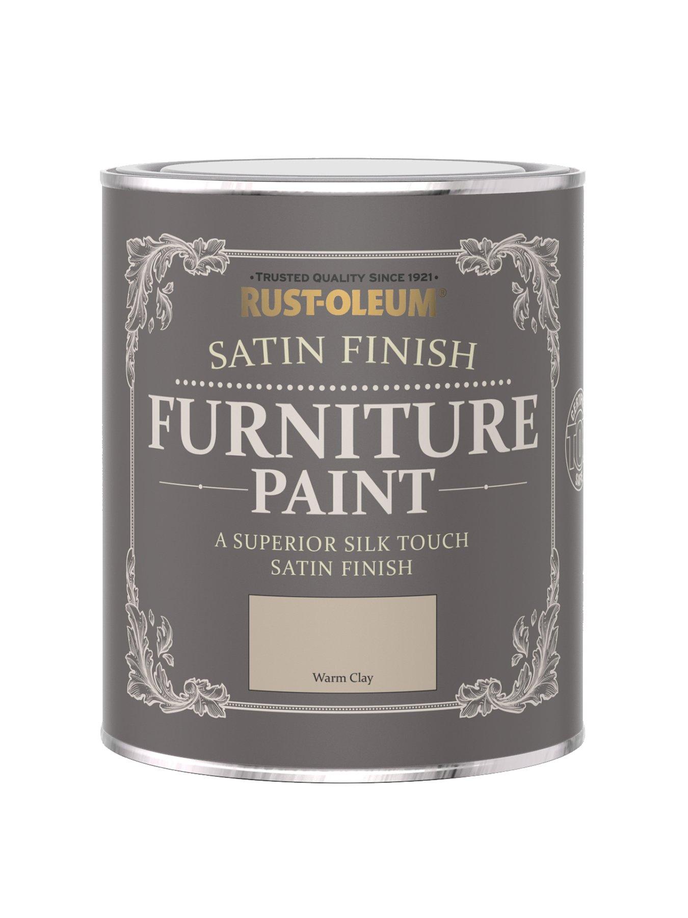 Rust-Oleum Satin Finish Washable Furniture Paint in Warm Clay – 750 ml Tin
