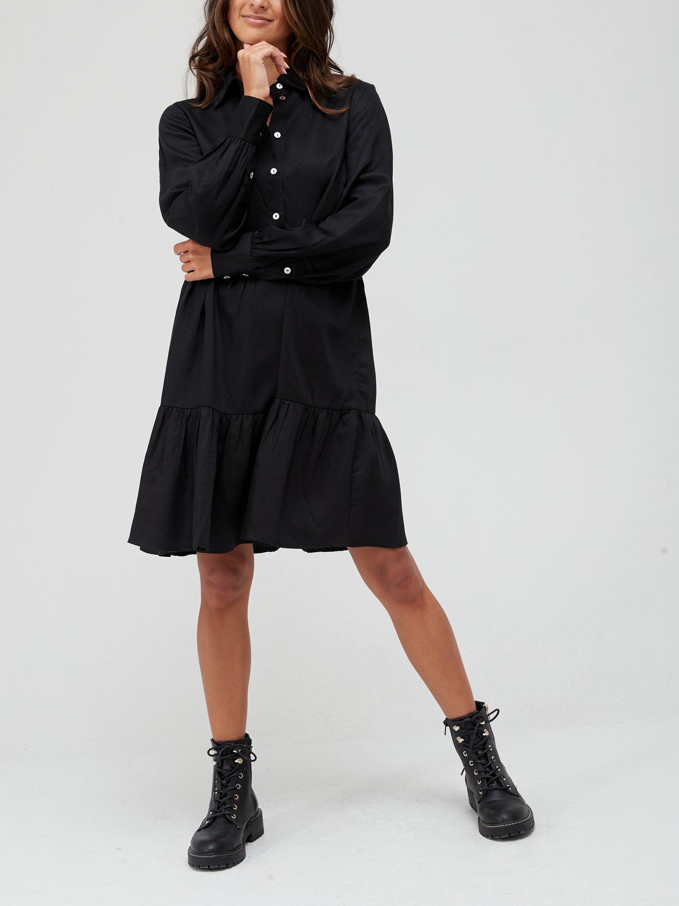 tiered shift dress