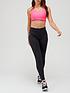  image of under-armour-training-crossback-mid-support-bra-pinkblack