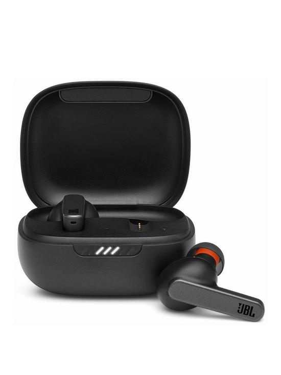 front image of jbl-live-pro-true-wireless-noise-cancelling-earbuds